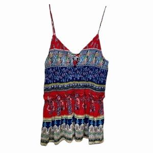 Patrons of Peace | Empire Waist Spaghetti Strap Top Size L